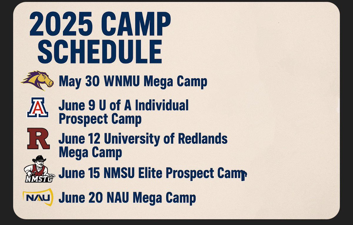Eric “EJ” Avila 6’2” 175lbs WR/DB | Track (@eric_avilajr) on Twitter photo Camp schedule locked in. Ready to compete, grow, and showcase my talent at every stop. Let’s work! <a href="/TheRealCoachNF/">Noah Freng</a> <a href="/CasteelFootball/">Casteel Football</a> <a href="/JoeBushman5/">Joe Bushman</a> <a href="/WrCoachJohnson/">Coach Johnson</a> <a href="/SwopeEthan/">Ethan Swope</a> Camp schedule locked in. Ready to compete, grow, and showcase my talent at every stop. Let’s work! <a href="/TheRealCoachNF/">Noah Freng</a> <a href="/CasteelFootball/">Casteel Football</a> <a href="/JoeBushman5/">Joe Bushman</a> <a href="/WrCoachJohnson/">Coach Johnson</a> <a href="/SwopeEthan/">Ethan Swope</a>