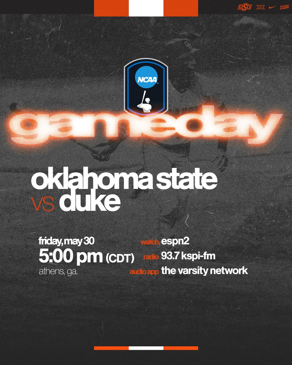 It's here

🏟️ Foley Field 
📺 okla.st/4jpTxde
📻 okla.st/getvarsity 
📊 okla.st/4dIRmAv

#GoPokes