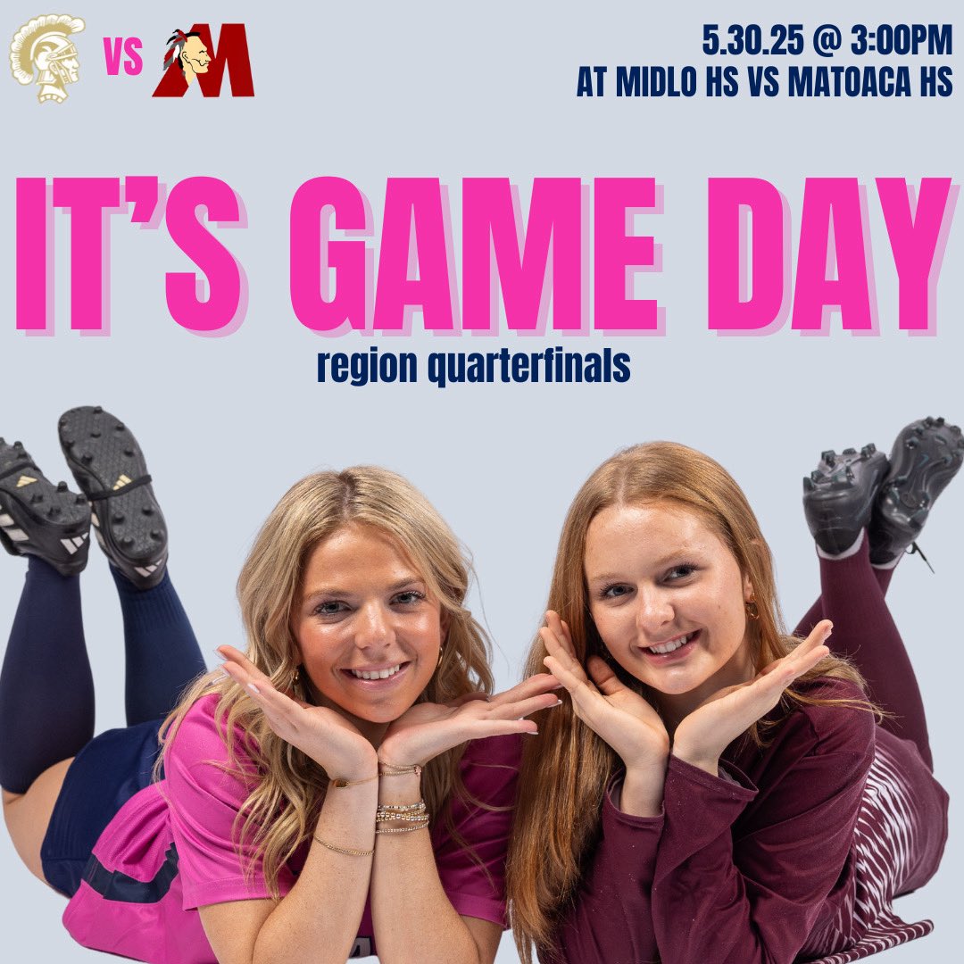 Region 5C quarterfinals 
Kickoff at 3pm (boys to follow) 
(8) Matoaca at (1) Midlo
