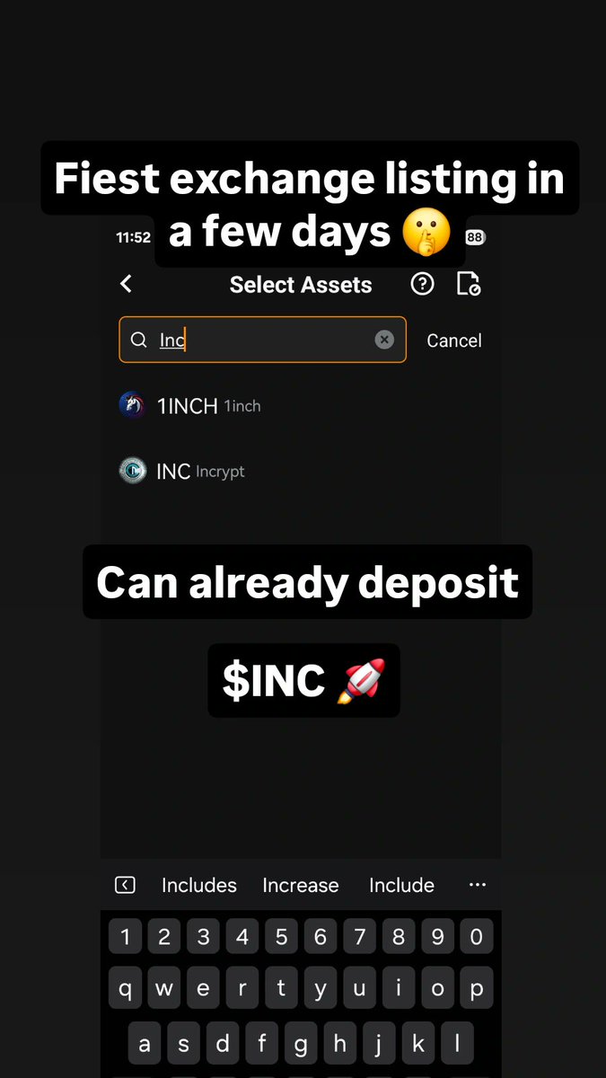 EmpireCryptoAU's tweet image. First CEX listing coming soon for @incryptofficial . $INC #incrypt

Few days to go 🤫