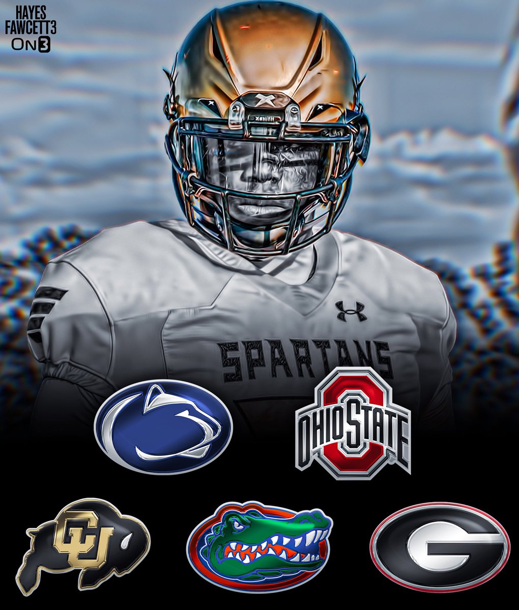 NEWS: Class of 2026 OT Chancellor Campbell is down to 5 Schools, he tells me for @on3reruits

The 6’8 305 OT from Saint Petersburg, FL will choose between Ohio State, Florida, Georgia, Colorado, &amp; Penn State

Where Should He Go? ⬇️

on3.com/db/chancellor-…