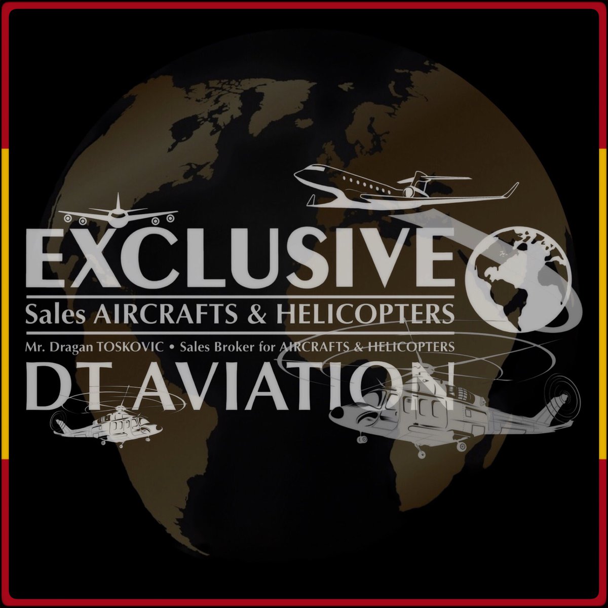 TOSKOVIC Company® (@toskoviccompany) on Twitter photo DT AVIATION - EXCLUSIVE Sales AIRCRAFTS & HELICOPTERS! 
#DTAVIATION #AVIATIONBusiness #SalesAIRCRAFTS #AIRCRAFTS #SalesHELICOPTERS #HELICOPTERS DT AVIATION - EXCLUSIVE Sales AIRCRAFTS & HELICOPTERS! 
#DTAVIATION #AVIATIONBusiness #SalesAIRCRAFTS #AIRCRAFTS #SalesHELICOPTERS #HELICOPTERS