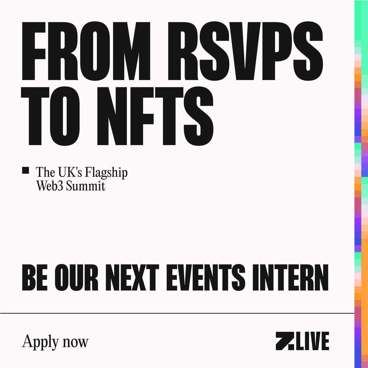 Zebu_live's tweet photo. Join Zebu Live as our next events intern! 📣

Keen on details and love the thrill of events? This opportunity has your name on it!🫵

We’re seeking someone who:
• Been to a few events and knows what works well
• “Organized ADHD” is the current interns skill (their words)
• Extrovert (This is an events roll after all!)
+ based 🫡

Think you've got what it takes? Apply here👉 https://t.co/BeG00TDhHY