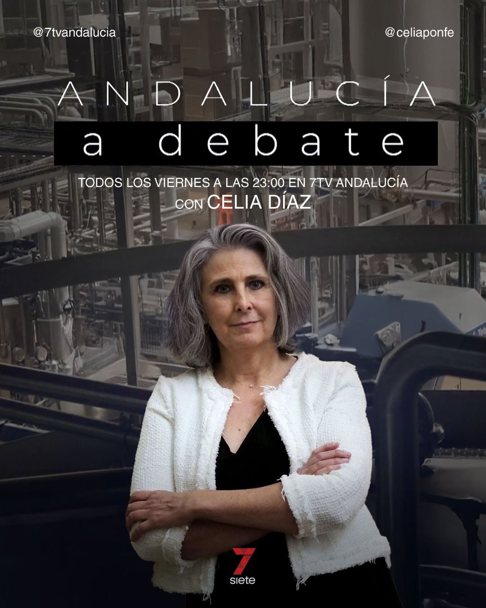 🟢📷 Esta noche no te pierdas #AndalucíaADebate, con <a href="/celiaponfe/">Celia Diaz</a> , a las 23 horas.
