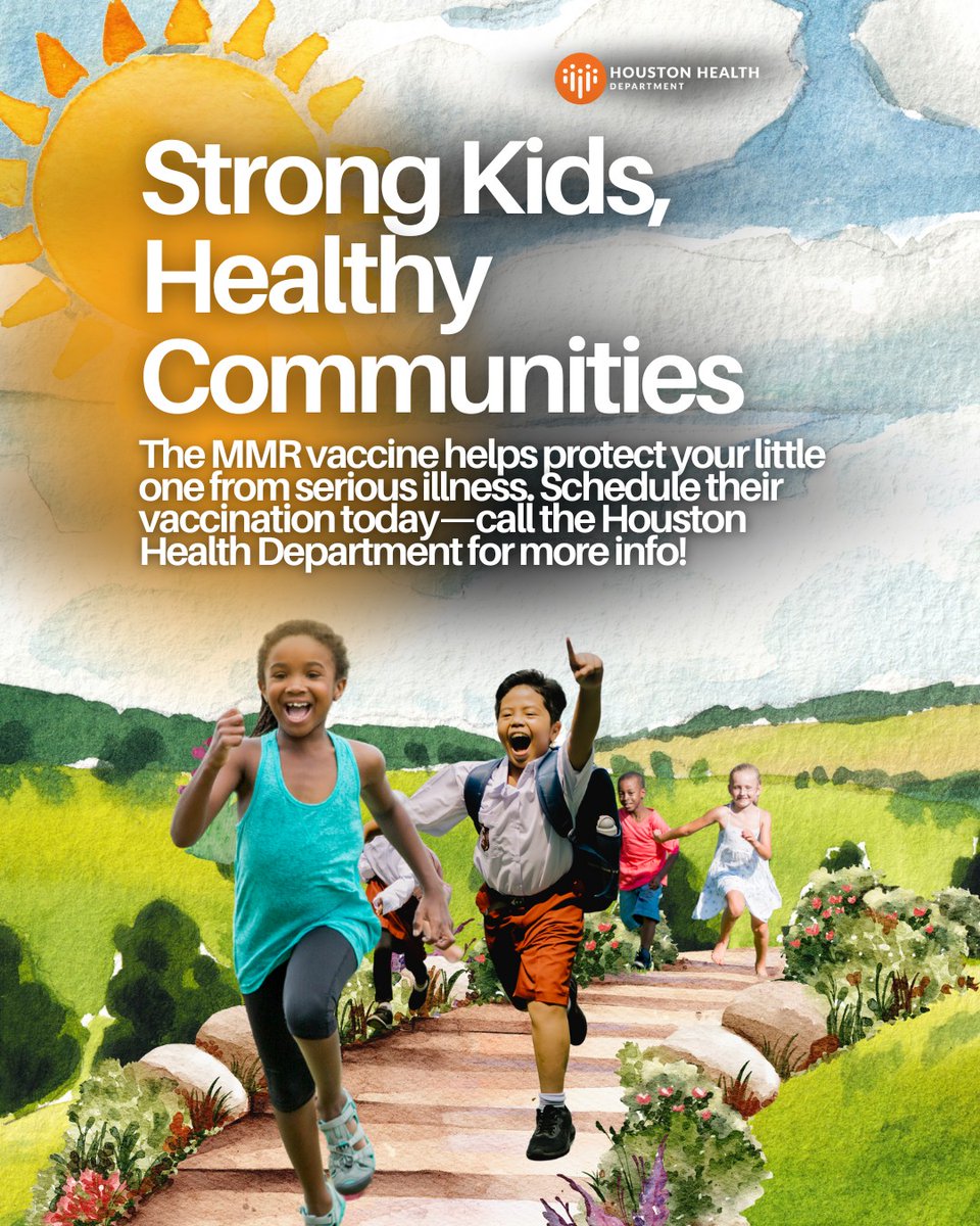 Protect your child's future by ensuring they get the MMR vaccine. It's a powerful step towards keeping them strong and healthy, safeguarding them from measles, mumps, and rubella. Learn more at HoustonHealth.org and give your little one the best defense!