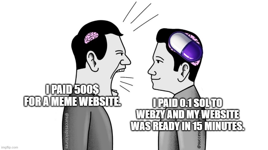 webzydotfun's tweet photo. Dev: “That’ll be $500 and 7 days.”
Webzy: in 0.1 SOL and 15 mins
Rip devs.
#webzydotfun $WEBZY #website #Software #memecoin #pumpfun @pumpdotfun @solana @toly @blknoiz06 #Webzy https://t.co/vfsuePSRVS