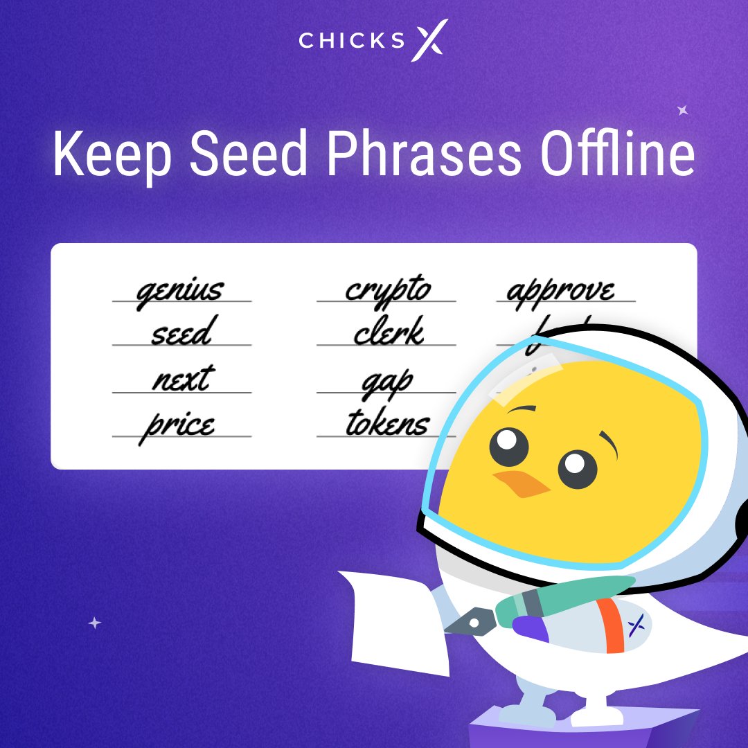 Secure your crypto! 🐥 #CryptoSecurity