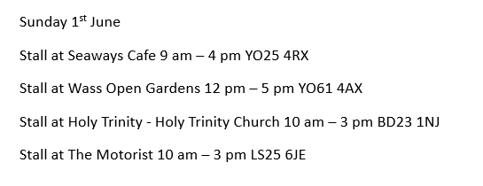 Fancy something different this weekend? Why not pop along to one of the fantastic events we are attending? 🚁 

For further info, please visit the event organisers' website or social media pages.

#Weekend #Events #Support #Yorkshire #AirAmbulance #SavingLivesAcrossYorkshire