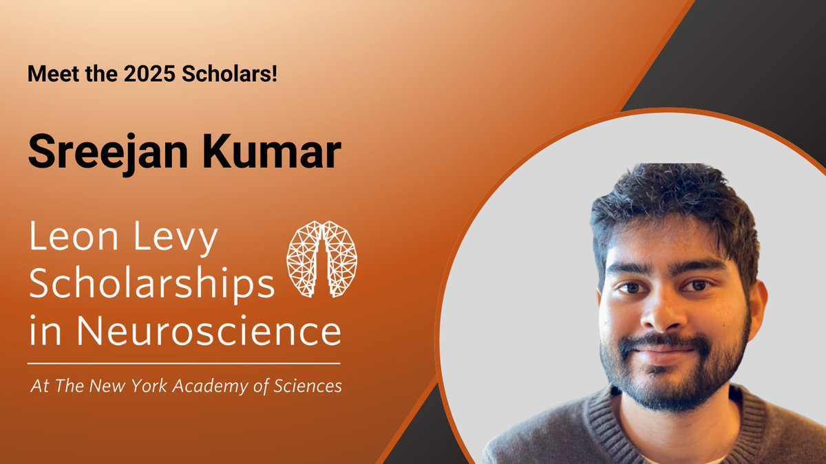 NYAS (@nyasciences) on Twitter photo We are pleased to congratulate @Sreejan_Kumar of <a href="/Columbia/">Columbia University</a> on joining the 2025 cohort of #LeonLevyScholars in partnership with the Leon Levy Foundation! 👏
Learn more about Sreejan & meet each of the Scholars in our latest press release: bit.nyas.org/3Yoa6Pf We are pleased to congratulate @Sreejan_Kumar of <a href="/Columbia/">Columbia University</a> on joining the 2025 cohort of #LeonLevyScholars in partnership with the Leon Levy Foundation! 👏
Learn more about Sreejan & meet each of the Scholars in our latest press release: bit.nyas.org/3Yoa6Pf
