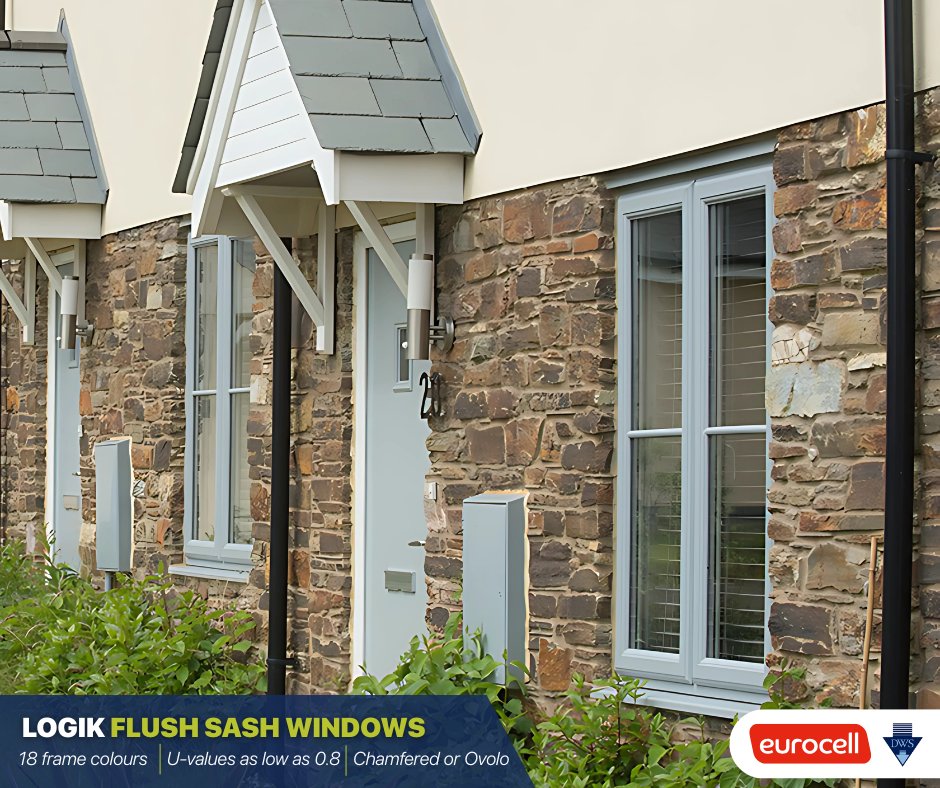Logik Flush Sash Windows – Classic style meets modern performance! 🤩

✅ U-values as low as 0.8 W/m²K
✅ Chamfered or Ovolo options
✅ 12 colours + BBA certified

Perfect for new builds &amp; replacements👉 vist.ly/3n5mgim