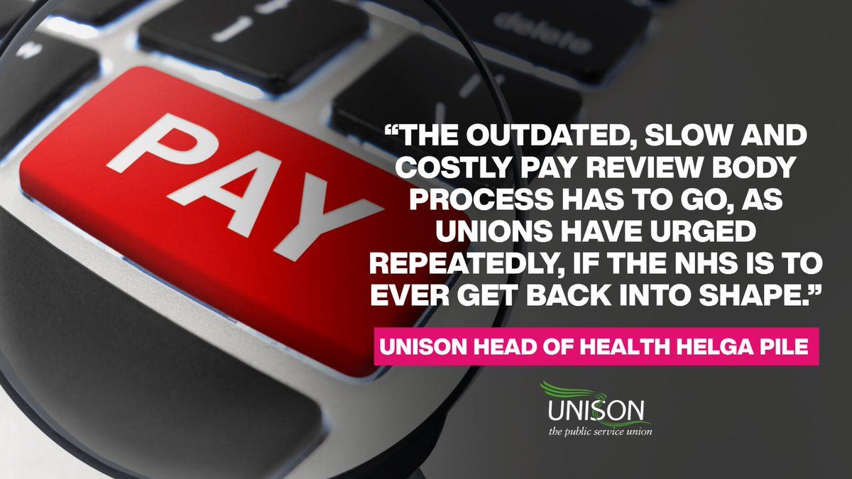 Health secretary should follow Scottish lead with direct pay talks unsn.uk/3Zx1ZjW