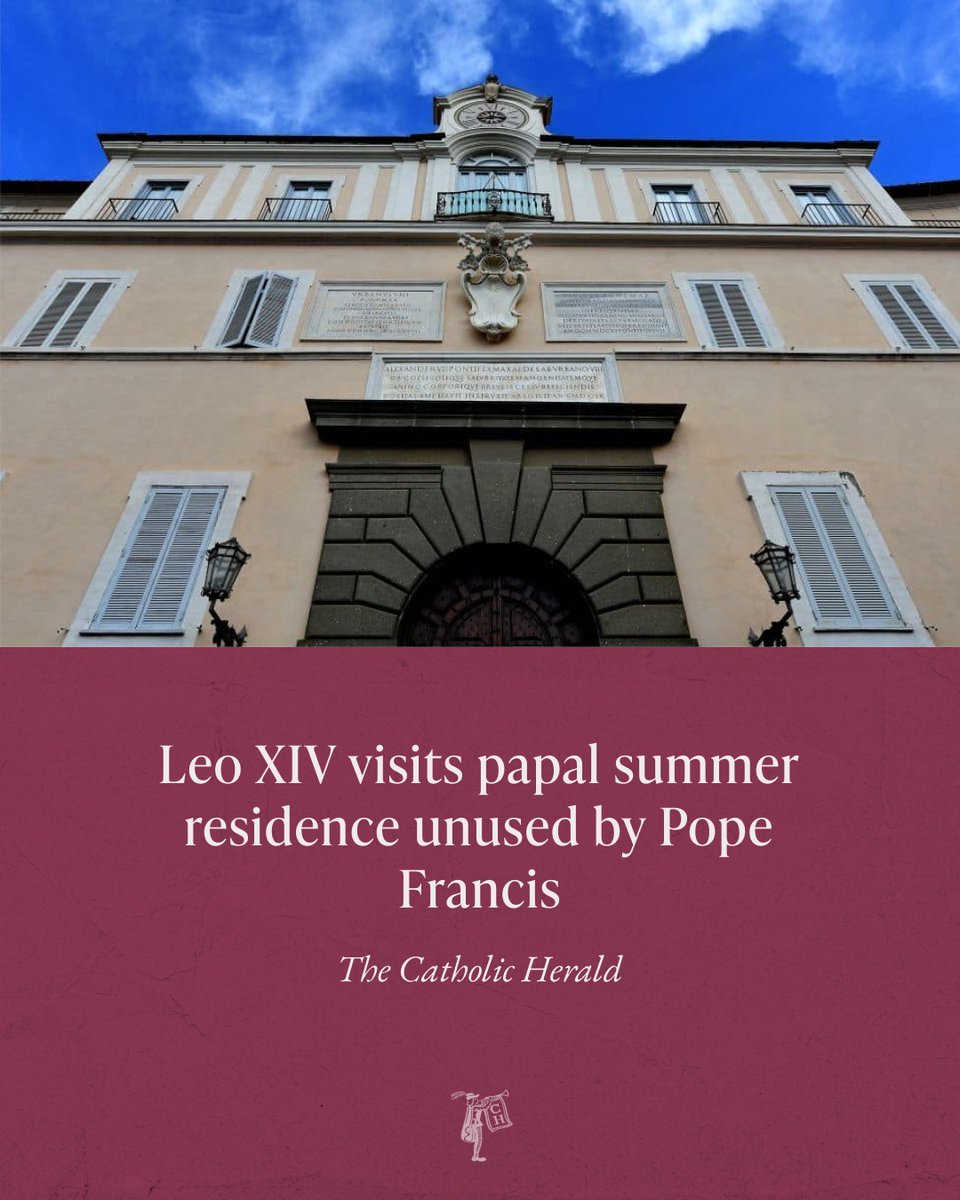 Pope Leo XIV has made a surprise visit to Castel Gandolfo, the traditional papal summer residence that was unused by Pope Francis.

Read here ➡️ heraldl.ink/leo-castel

#Pope #Italy #Catholic #Papacy