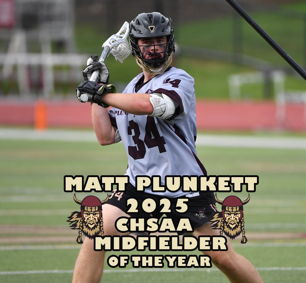Congratulations to IP Lax ‘25 Matt Plunkett earning the 2025 CHSAA AA Midfielder of the Year #gogaels