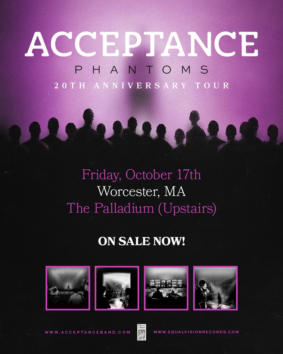 Oct17 - Worcester, MA - Palladium (Upstairs):
tixr.com/e/142550