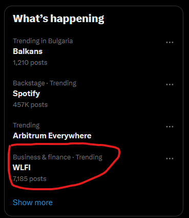 $WLFI IS COMING TO CEX/DEX!!!

i think. 

the usd1 marketing has spread to WLFI. 

i think the moment WLFI is tradeable, marketing will start just like for usd1 and then GAME ON!! ⭐️⭐️