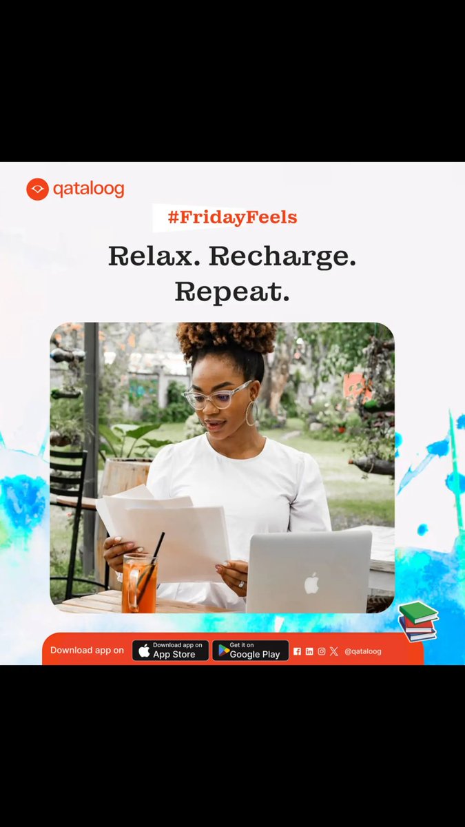 qataloog's tweet photo. Happy Friday, learners!💃

Allow yourself some downtime this weekend to recharge and reflect on your progress. You've accomplished a lot, and acknowledging that can be really empowering.

#FridayFeels #LearnAndUnwind #QataloogVibes #RelaxAndRecharge #RestIsBest https://t.co/9oHAHpoDJ9