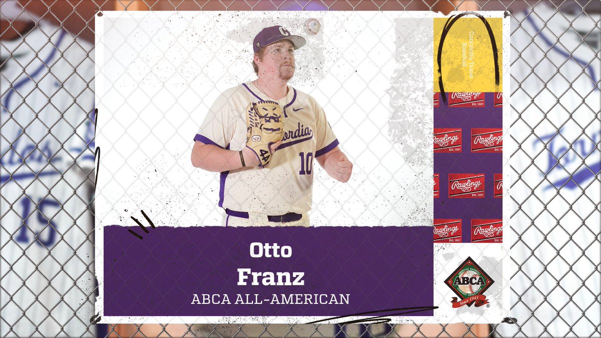 CTXAthletics's tweet photo. 𝗔𝗕𝗖𝗔/𝗥𝗮𝘄𝗹𝗶𝗻𝗴𝘀 𝗔𝗹𝗹-𝗔𝗺𝗲𝗿𝗶𝗰𝗮𝗻 🫡

Otto Franz tallies his second All-American honor of the season as an ABCA 4th Team All-American!

He is only the third Tornado (first since 2016) in program history to earn the status! 👏

#TornadosRISEUP🌪️ | #ctxsocial https://t.co/TQmI9lZUm0