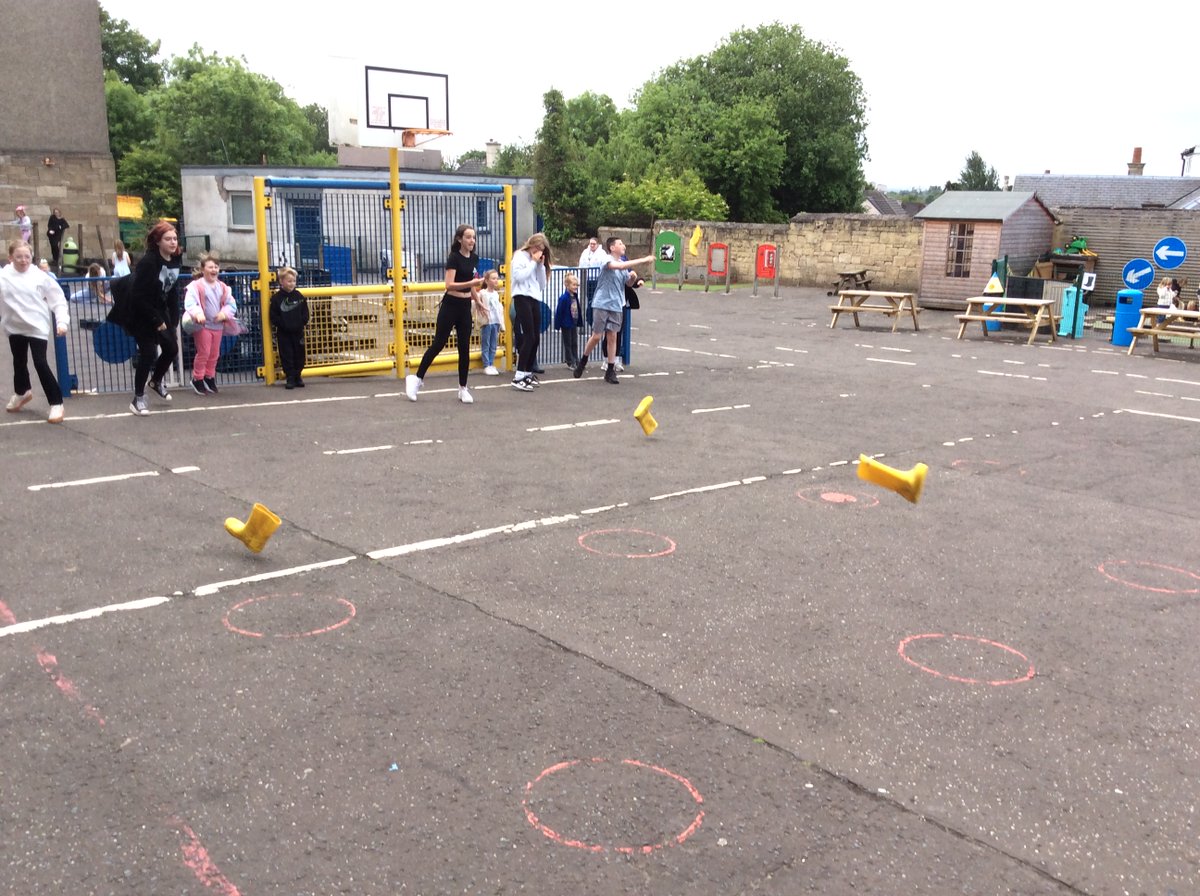 We have had a 'Welly' good day! 😀

Our fun day has been filled with welly tossing, disco dancing and a lot of laughter!