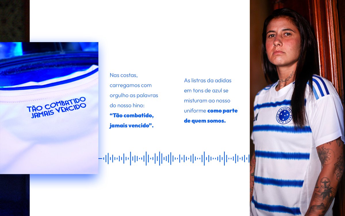 Cruzeiro's tweet photo. Confira todos os detalhes da nova camisa do Cabuloso! 🤍

Compre a nova camisa branca do Cabuloso nas nossas lojas físicas e online. https://t.co/Cm5MZWdzkv