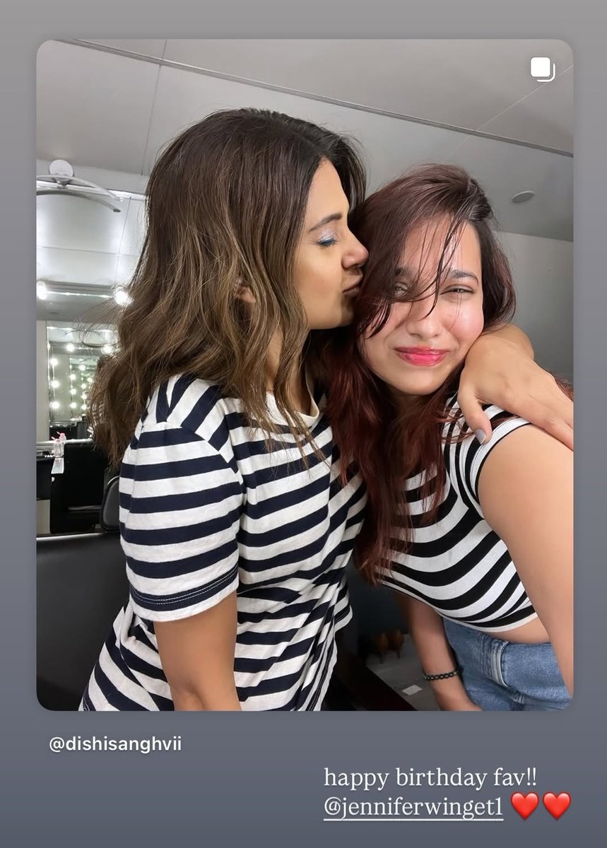 Dishi Sanghvii birthday wishes for Jennifer ❣
#JenniferWinget
