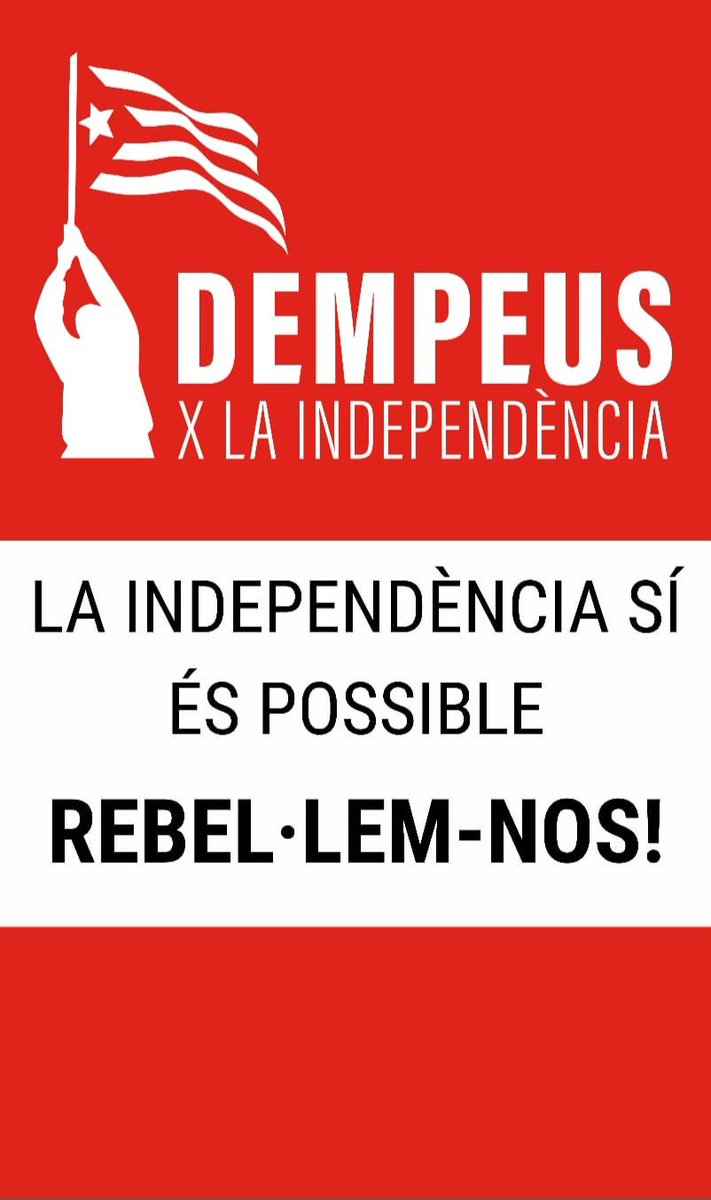 Dempeus per la independència tweet media