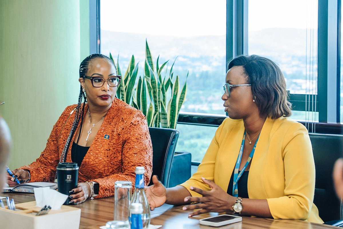 MoMo from MTN Rwanda (@momo_rwanda) on Twitter photo Our CEO <a href="/chantalkagame/">Chantal Kagame</a> and team visited <a href="/NCBABankRw/">NCBA Rwanda</a> for insightful conversations on strengthening our partnership. We're exploring new opportunities to collaborate and better serve the people of Rwanda. Our CEO <a href="/chantalkagame/">Chantal Kagame</a> and team visited <a href="/NCBABankRw/">NCBA Rwanda</a> for insightful conversations on strengthening our partnership. We're exploring new opportunities to collaborate and better serve the people of Rwanda.