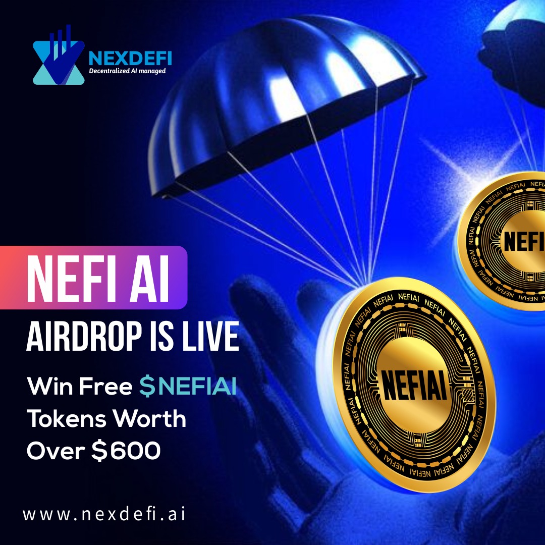 nexdefiai's tweet photo. π NEFI AI Airdrop is LIVE!
Win FREE $NEFIAI Tokens Worth Over $600+ π₯
Don't miss your shot to join the AI-powered crypto movement!
π Join now at https://t.co/g2tWdqeZ5V
#CryptoAirdrop #FreeCrypto #NEFIAI #CryptoGiveaway #BlockchainRewards #AirdropAlert #cryptonewstoday https://t.co/hazfmZU2rS