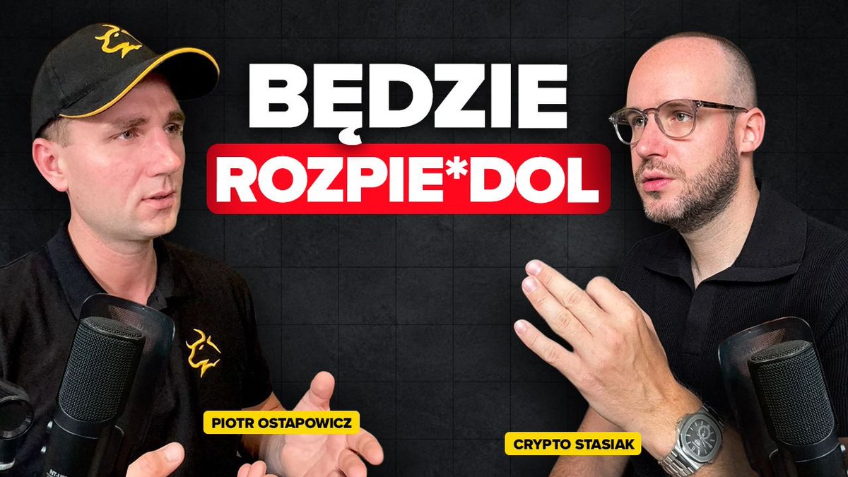 Crypto Stasiak (@cryptostasiak) on Twitter photo 🚨 „ALTCOINY ZAGROŻONE” PIOTR OSTAPOWICZ ZDRADZA SYGNAŁY NA KTÓRE CZEKA
🍿 A w filmie:
-Preferencje Tradingowe <a href="/PiotrOstapowicz/">Piotr Ostapowicz</a>
-Etf'y to śmierć dla rynku ?
-Czy cykle na rynku istnieją ?
-Największe zarobki i straty !
-Altseasonu nie będzie ?
Odcinek specjalny z gościem 🚨 „ALTCOINY ZAGROŻONE” PIOTR OSTAPOWICZ ZDRADZA SYGNAŁY NA KTÓRE CZEKA
🍿 A w filmie:
-Preferencje Tradingowe <a href="/PiotrOstapowicz/">Piotr Ostapowicz</a>
-Etf'y to śmierć dla rynku ?
-Czy cykle na rynku istnieją ?
-Największe zarobki i straty !
-Altseasonu nie będzie ?
Odcinek specjalny z gościem