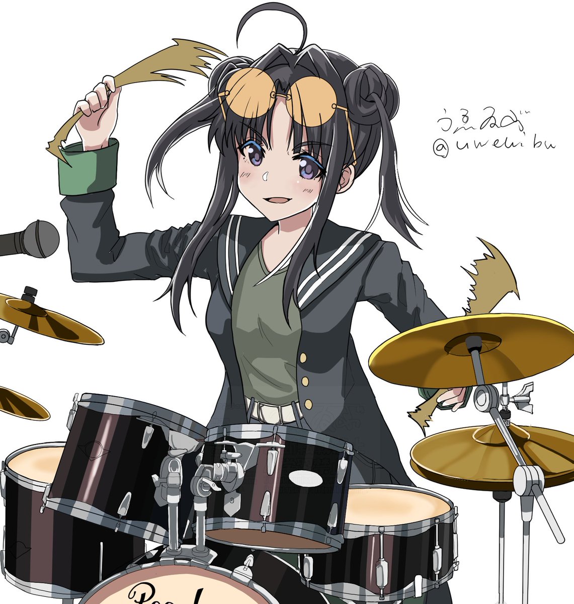 #今月描いた絵を晒そう その2
ガルクラのライブいったので仁菜とすばる、ついでにカニ娘 