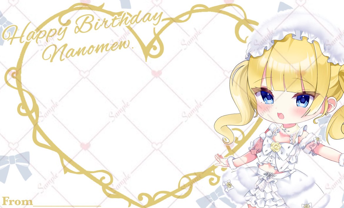 🎀実績🎀
シュレーディンガーの犬
生誕祭実行委員の方よりなのみゅー様の生誕祭でお渡しする
アルバムのメッセージカードのイラストとデザインをさせて頂きました。
お誕生日おめでとうございます🎉 