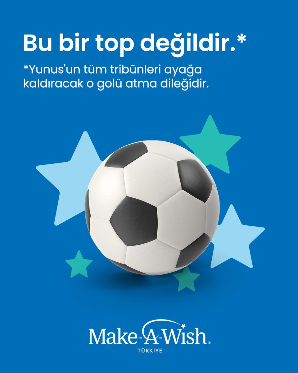makeawishturkey's tweet photo. Her dileğin arkasında bir hikaye, bir hayal gücü ve umut vardır 💫

Bir top ⚽, bir taç 👑, bir oyuncak kova 🪣 ya da bir bilgisayar 💻...
Hepsi aslında birer dilek, bir umut, bir hayal.

Değerli tasarım destekleri için @383agency'ye teşekkür ederiz, iyi ki varsınız! 🙏💙 https://t.co/Wre1n1wC3w