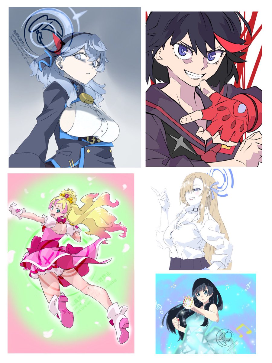 #今月描いた絵を晒そう
いくつか選抜でー!久しぶりに陽子さん多かったみたいです(*'꒳`*) 