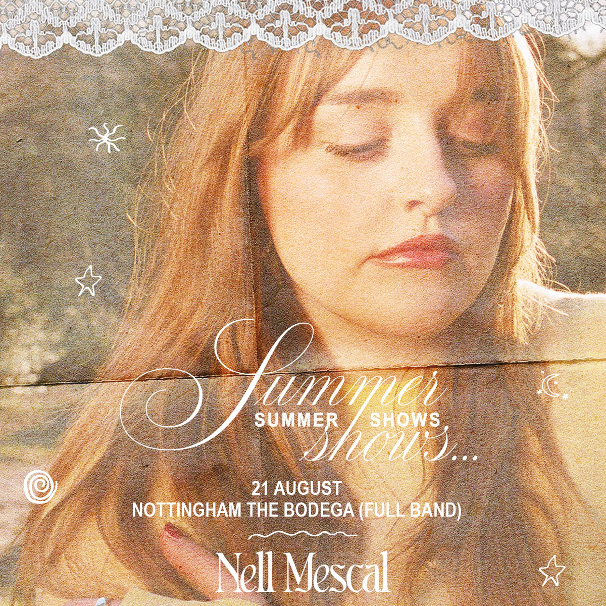 gigsandtours (@gigsandtours) on Twitter photo Rising Irish singer songwriter <a href="/nellmescal_/">nell mescal๐ง๐ผ</a> announces a full band show in Nottingham in August! โจ
Book tickets at tix.to/NellM Rising Irish singer songwriter <a href="/nellmescal_/">nell mescal๐ง๐ผ</a> announces a full band show in Nottingham in August! โจ
Book tickets at tix.to/NellM