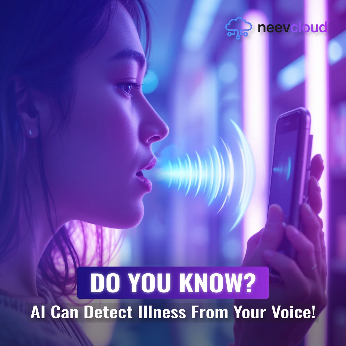 Fun Fact Friday! 

AI can detect illness from your voice using LLMs running on GPUs in the cloud. 

NeevCloud powers these AI breakthroughs with India’s first GPU cloud platform. 

#NeevCloud #GPUCloud #LLM #AI #FunFactFriday