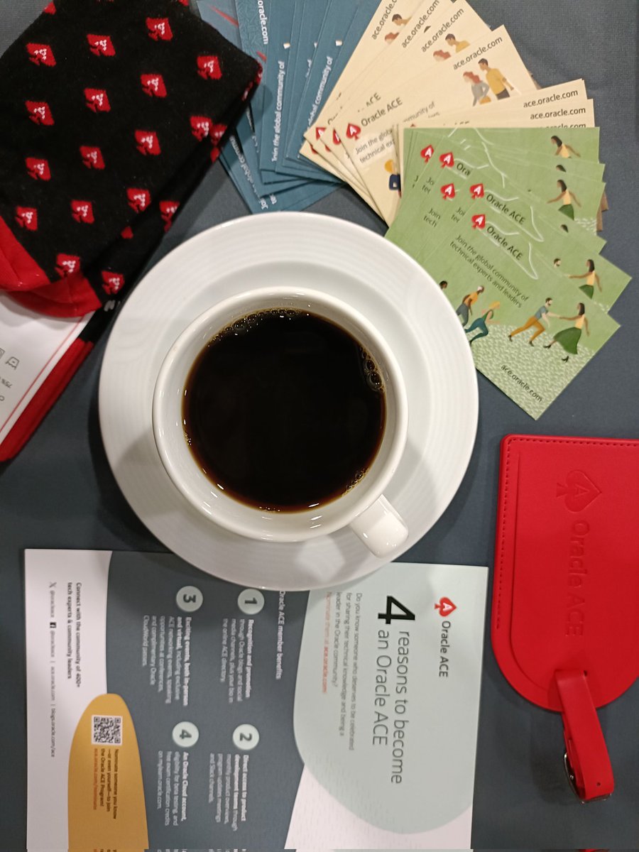 You can still come and enjoy your ☕ break at MakeIT &amp; JCON 2025 at the ACE booth! ♠️ 

#OracleACE