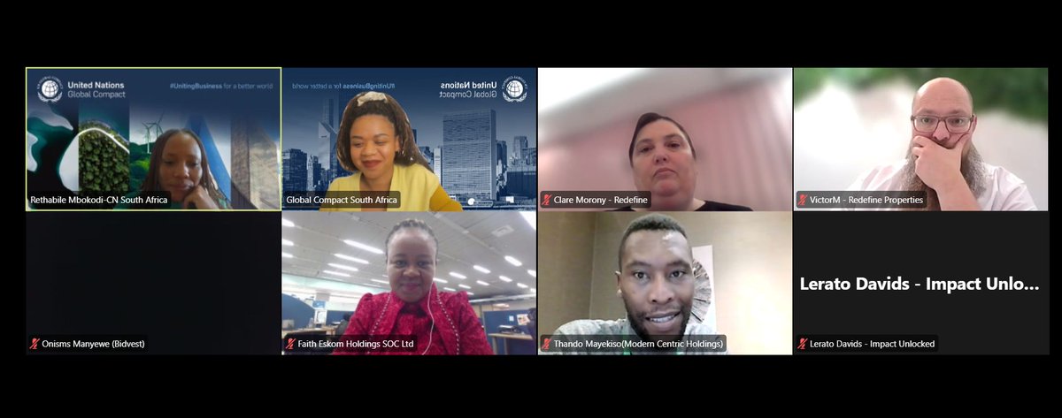 GlobalcompactSA's tweet image. We&apos;ve successfully wrapped up our SDG Ambition Accelerator! 

Huge congrats to all participants for completing the 3-month journey to embed the #SDGs into business strategies for bold, long-term impact.

👉 Learn more: globalcompactsa.org.za/programmes/sdg…

 #SDGAmbition #Sustainability