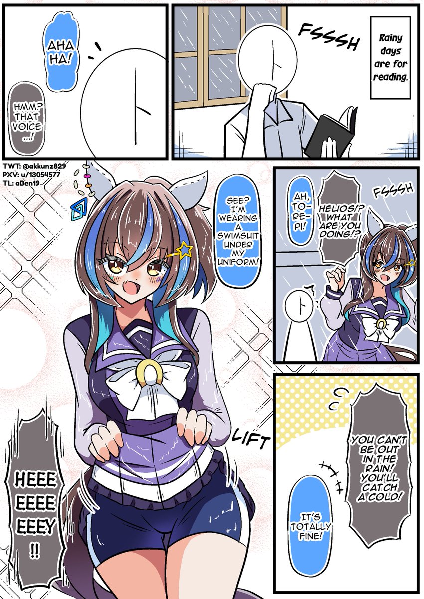 雨の日のダイタクヘリオス
英訳版です
#ウマ娘 #ウマ娘英訳 #umamusume #UmaTranslations