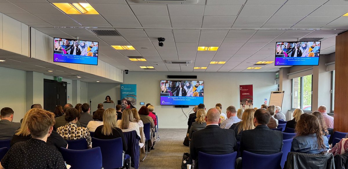 It’s great to see a packed room for the welcome session at today’s Pathfinders dissemination event. There’s a busy agenda right through till 3:30 this afternoon. Lots to learn about and discuss! #Pathfinderslearning