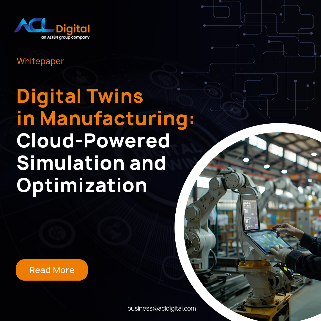 Ready to move from reactive fixes to predictive precision? Discover how #DigitalTwins, powered by cloud platforms like #AWS and #Azure, are redefining #manufacturing performance. 

Download now - acldigital.com/whitepaper/dig…  

#PredictiveMaintenance #SmartManufacturing #Industry40