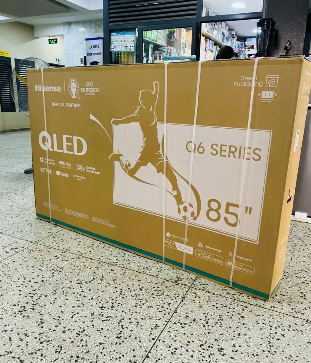 Leonard_202's tweet photo. HISENSE PROMOTION JUNE 2025🔥

Tvs; 

32Digital  330k 
32 Smart  460k
40 smart 640k
43 digital 640k
43 Smart  A4  690k 
43 Smart UHD 4k  800k 
50 Smart 4K  1.05m 
55 Smart 4K  1.35m 
55 Smart Q6 1.45m 
58 Smart 4K 1.45m
65 Smart 4K 2m 
65 Smart Q6 2.1m 
75 Smart 4K 3m 
75 Smart Q6 3.2m 
85 Smart 4K 4m 
85 Smart Q6  4.35m