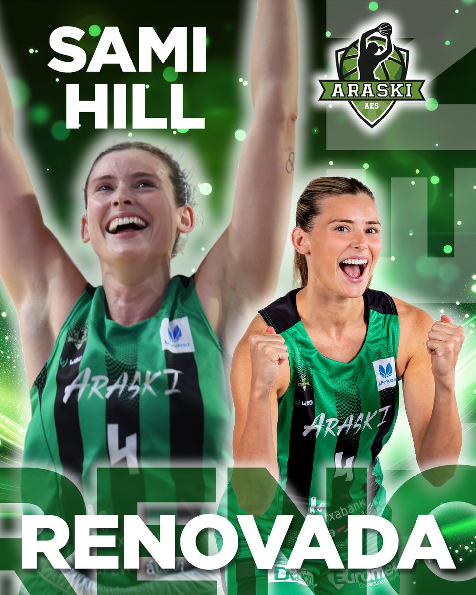 💚 𝐒𝐚𝐦𝐢 𝐞𝐬 𝐀𝐫𝐚𝐬𝐤𝐢 💚

La canadiense cumplirá su tercera temporada en Kutxabank Araski 🔝

See you soon <a href="/SamiHill4/">Sami Hill</a>! 😎

📄 bit.ly/4kGqyD4

#ElLatidodeMendi #MendikoTaupada