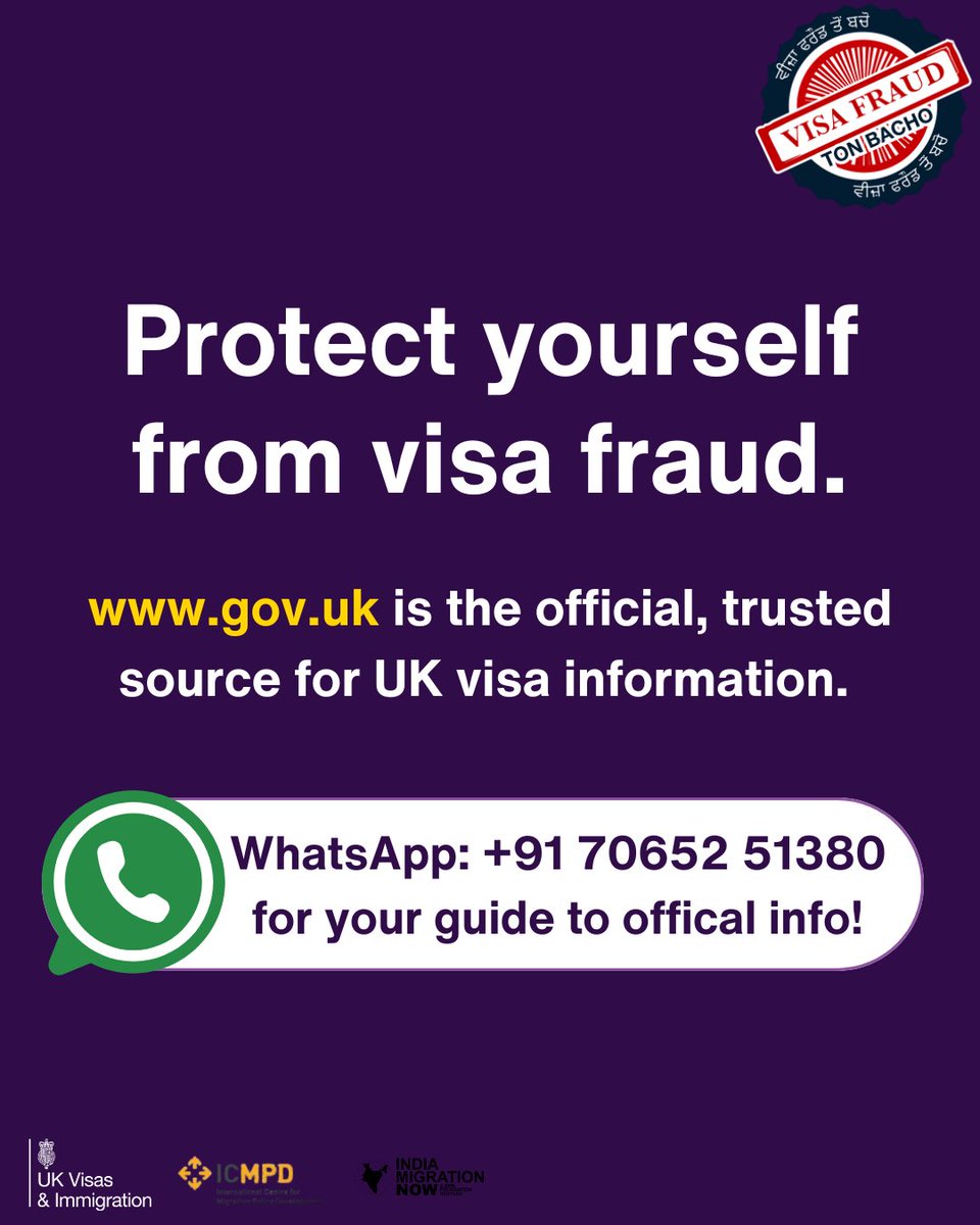 India Migration Now (@nowmigration) on Twitter photo Message our WhatsApp chatbot at +91 70652 51380 Available in English and Punjabi. Try it out now: wa.me/917065251380?t…… ਸਾਡੇ ਵਟਸਐਪ ਚੈਟਬੋਟ +91 70652 51380 'ਤੇ ਮੈਸੇਜ ਕਰੋ। ਅੰਗਰੇਜ਼ੀ ਅਤੇ ਪੰਜਾਬੀ ਵਿਚ ਉਪਲਬਧ । ਹੁਣੇ ਕੋਸ਼ਿਸ਼ ਕਰੋ: wa.me/917065251380?t……
<a href="/UKinIndia/">UK in India🇬🇧🇮🇳</a>
<a href="/BudapestProcess/">ICMPD Silk Routes</a> Message our WhatsApp chatbot at +91 70652 51380 Available in English and Punjabi. Try it out now: wa.me/917065251380?t…… ਸਾਡੇ ਵਟਸਐਪ ਚੈਟਬੋਟ +91 70652 51380 'ਤੇ ਮੈਸੇਜ ਕਰੋ। ਅੰਗਰੇਜ਼ੀ ਅਤੇ ਪੰਜਾਬੀ ਵਿਚ ਉਪਲਬਧ । ਹੁਣੇ ਕੋਸ਼ਿਸ਼ ਕਰੋ: wa.me/917065251380?t……
<a href="/UKinIndia/">UK in India🇬🇧🇮🇳</a>
<a href="/BudapestProcess/">ICMPD Silk Routes</a>