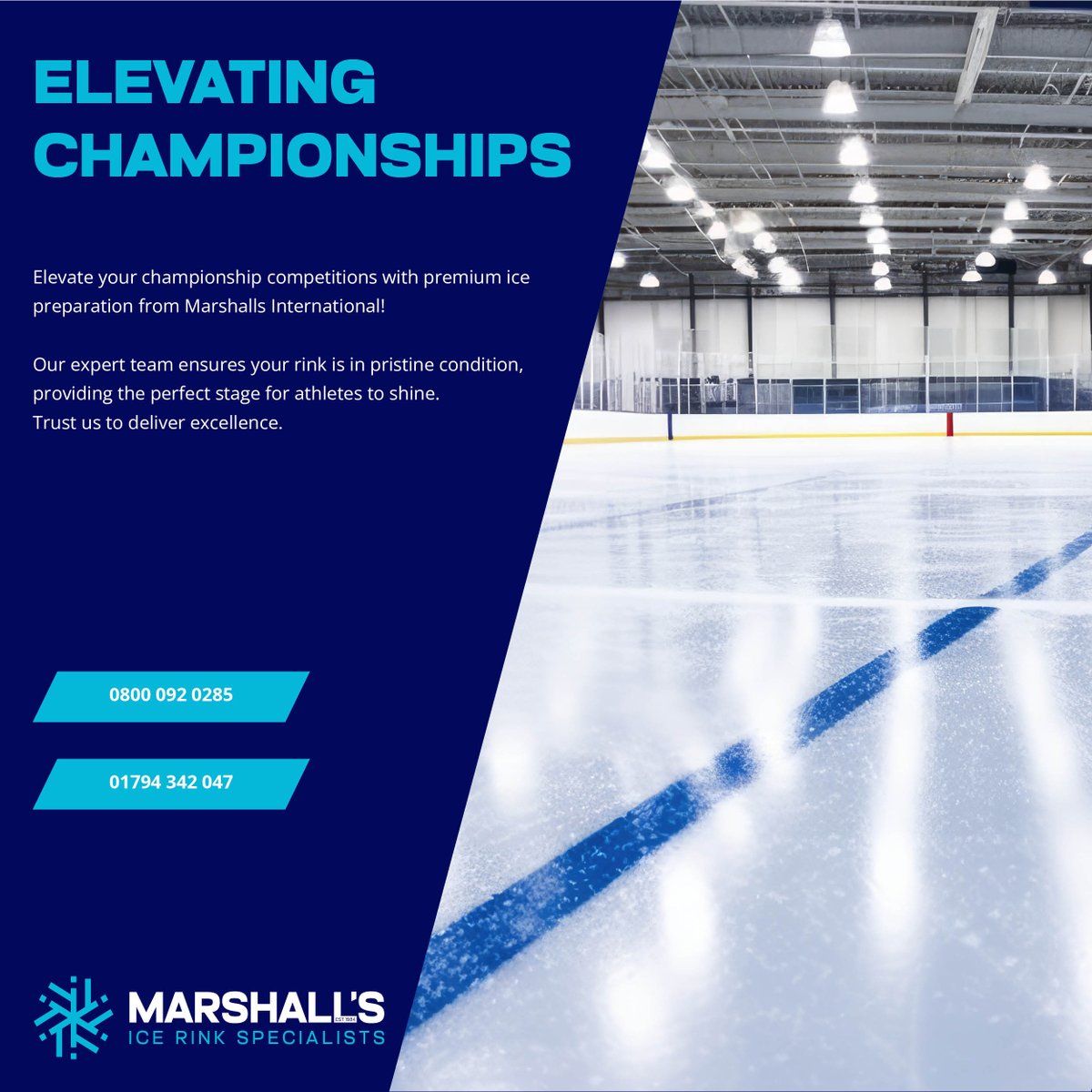 🧰 Keep your rink running like new. 

We offer full servicing and maintenance along with the supplies you need to keep things running smoothly. 

Book now: marshallsinternational.com

#RinkMaintenance #IceEquipment #OlympiaService