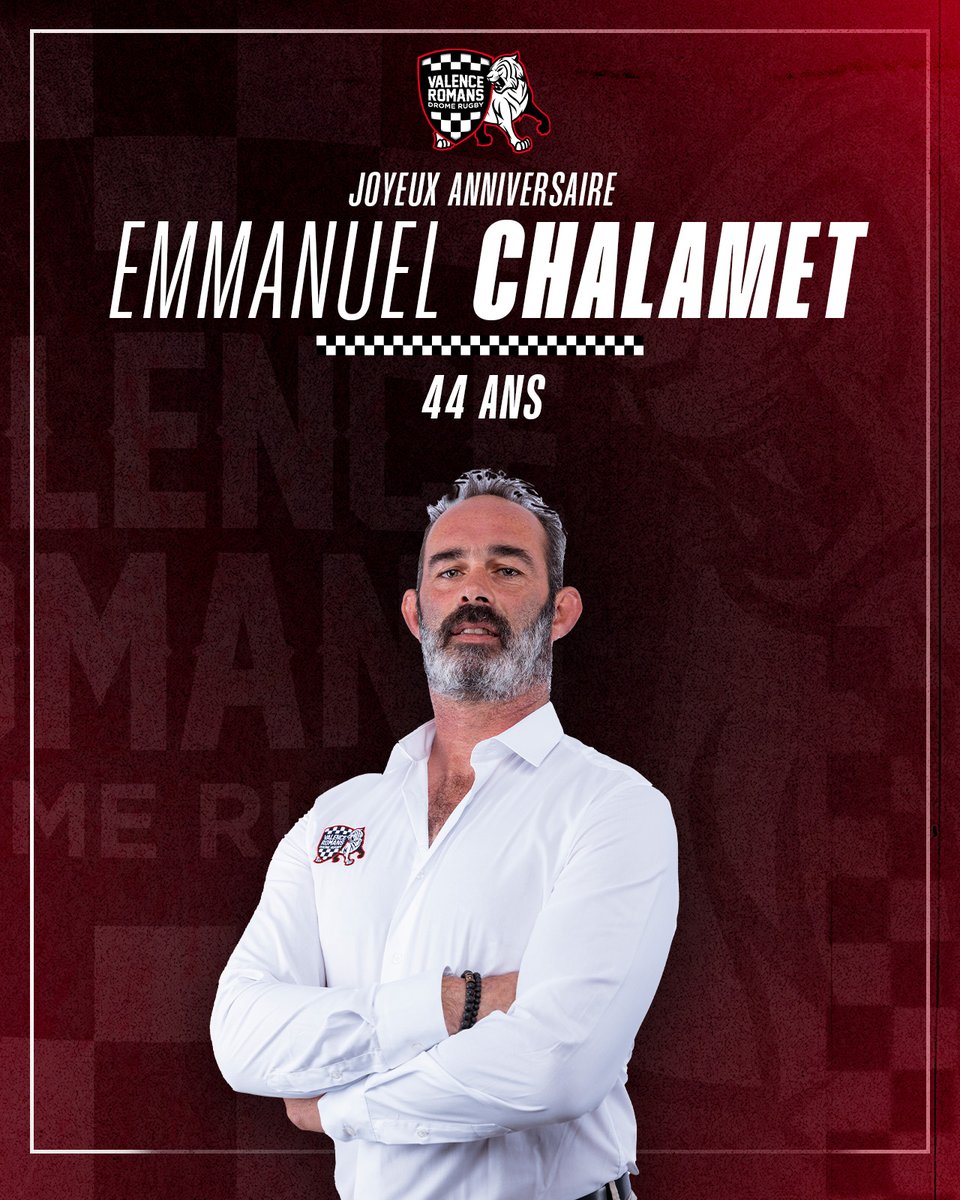 𝗔𝗡𝗡𝗜𝗩𝗘𝗥𝗦𝗔𝗜𝗥𝗘 𝗗𝗔𝗠𝗜𝗘𝗥 🎂

Joyeux anniversaire à notre Responsable Partenariats &amp; notre speaker officiel 𝐄𝐦𝐦𝐚𝐧𝐮𝐞𝐥, qui fête aujourd'hui ses 44 ans ! 🏁

#HAPPYBIRTHDAY