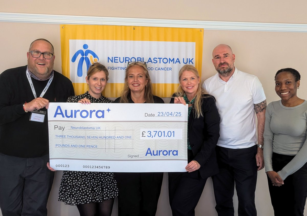 NeuroblastomaUK's tweet image. We want to say a BIG thank you to all the staff at @_WeAreAurora who have been fundraising for Neuroblastoma UK.
Staff at Aurora fundraised throughout 2024 in a number of ways, including a staff bake off and a pumpkin carving competition - successfully raising £3701.01!