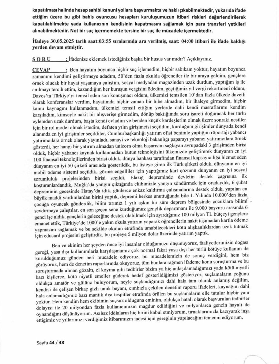 paparanın savunmasıymış vay aq