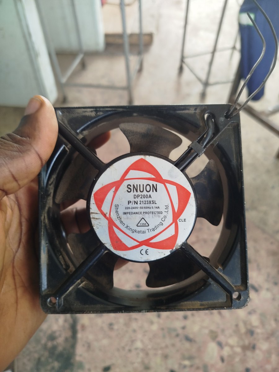 hypeapostle's tweet photo. Axial #Fan or Propeller Fan.

 A #Mechanical device designed to move more air or gas parallel to its shaft. The directions in which the air flow is know as #Axial, which is along the axis of the fan impeller or blades.

Used in #industrial equipment for thermal management. https://t.co/cFDNpQMpL1