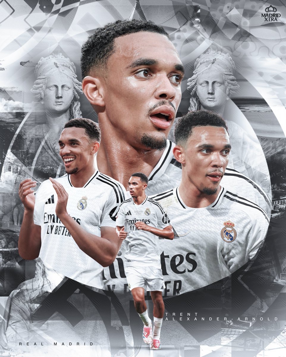 MadridXtra's tweet image. 🚨 OFFICIAL: Trent Alexander-Arnold joins Real Madrid.