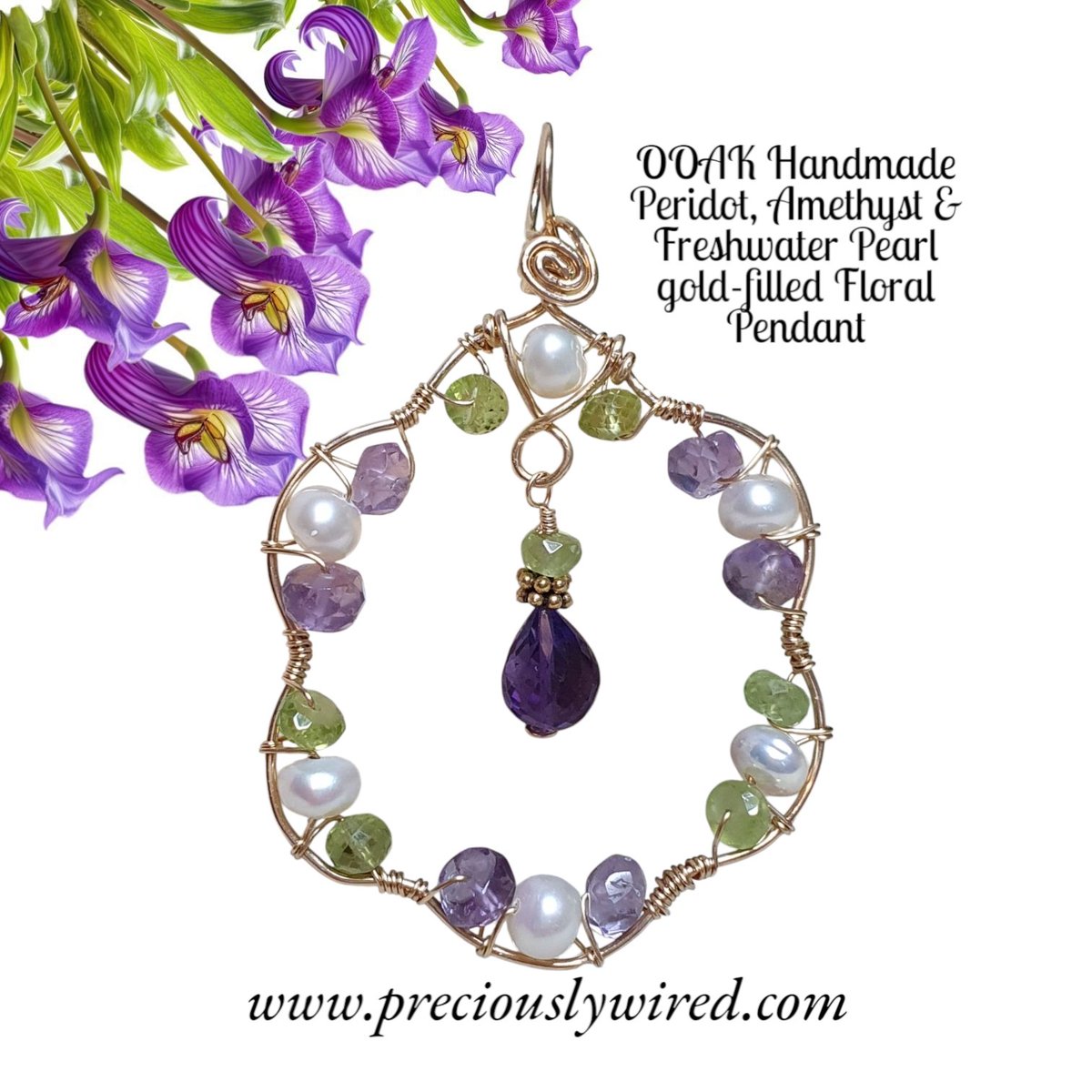 PreciouslyW's tweet photo. OOAK handmade Amethyst, Peridot &amp; Freshwater Pearl gf pendant https://t.co/mB1Q0tNCaO

#handmade #handmadejewellery #ukmakers #MHHSBD #smartsocial #CraftBizParty #ElevensesHour #BizHour #Inbizhour #shophandmadehour #womeninbiz #WomanInBizHour #YourBizHour #UKLateHour https://t.co/n26kDhBerl