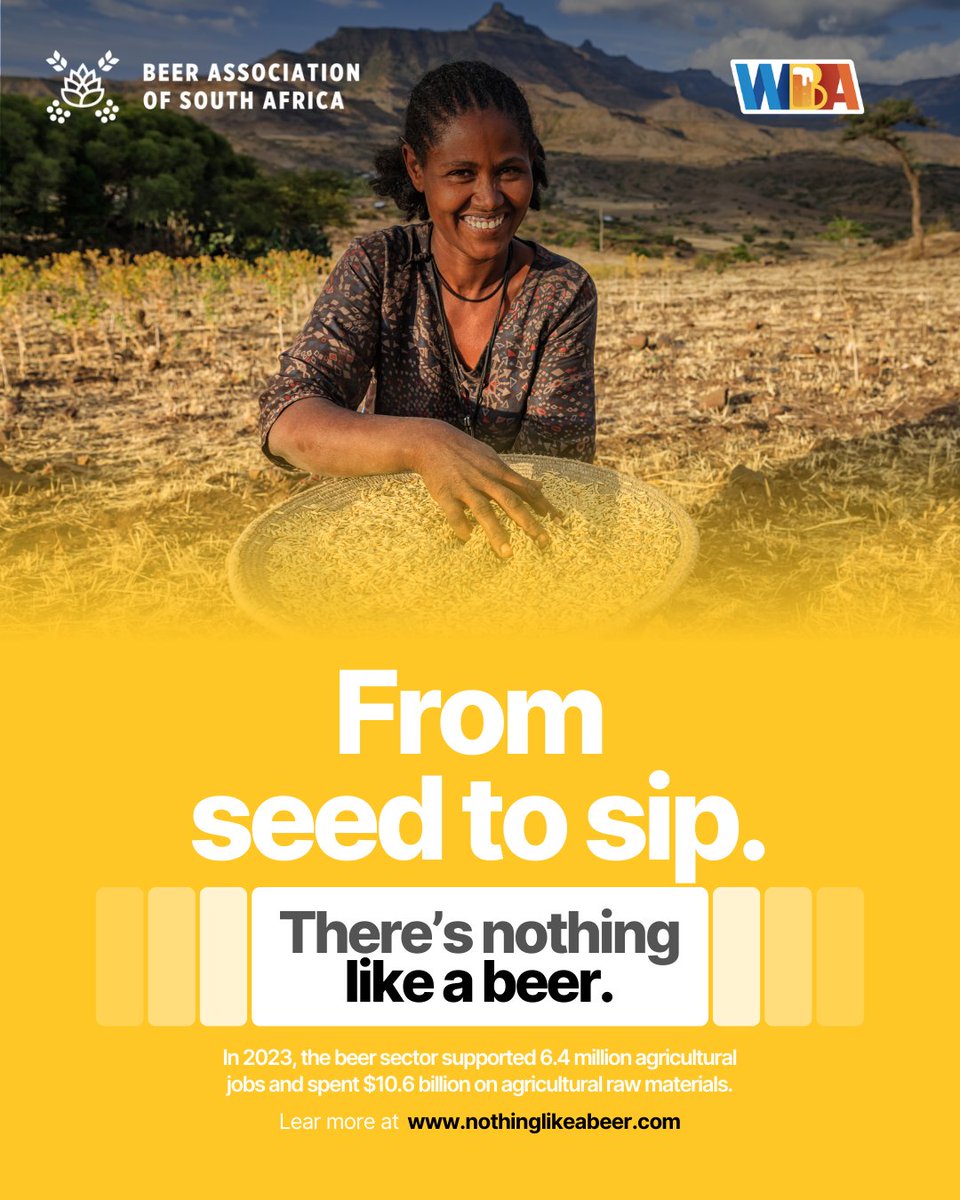 86% of beer’s value stays local &amp; the industry backs 33 M jobs (1 in every 100)! From grain to glass, #NothingLikeABeer. 🍺#BeerEducation #WeLoveBeer #ResponsibleDrinking